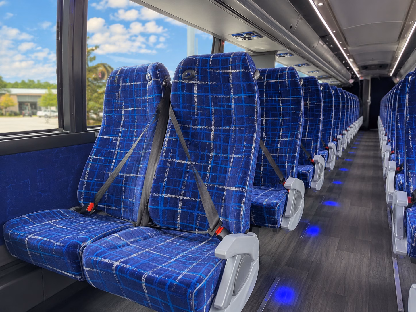 southfield charter bus rental inside