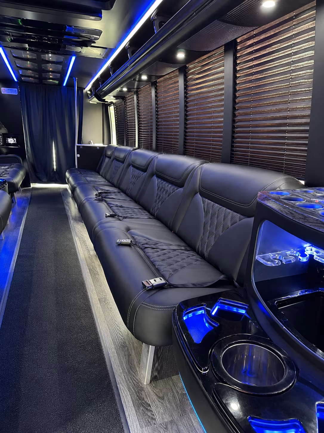 southfield prom party buses with led lighting sound systems and more