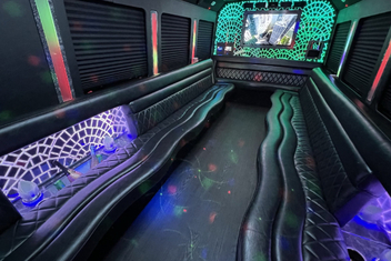 Southfield Limo Bus Interior